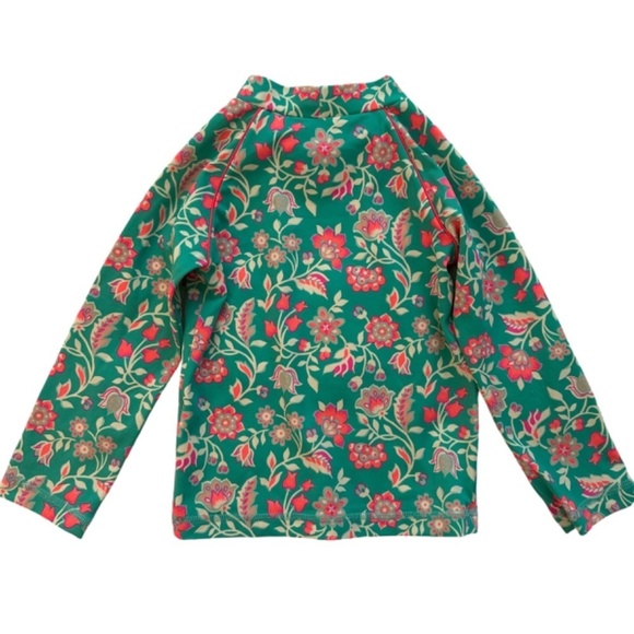 Boden Lot of 2 Rash guards Girls Size 4-5Y UPF40+ Beach Pool Swim Lessons PE - Picture 5 of 15